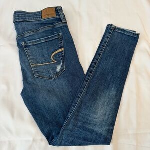 American Eagle Outfitters Distressed Hi-Rise Jegging